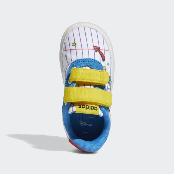 Chaussures Adidas X Disney Mickey Mouse Vulc Raid3r Blanc