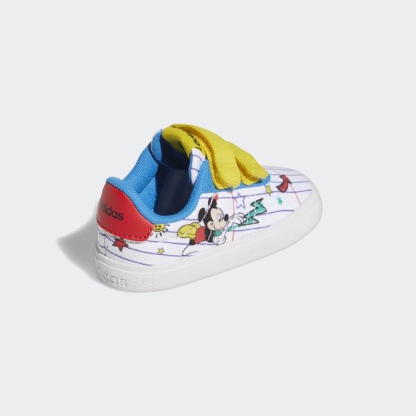 Chaussures Adidas X Disney Mickey Mouse Vulc Raid3r Blanc