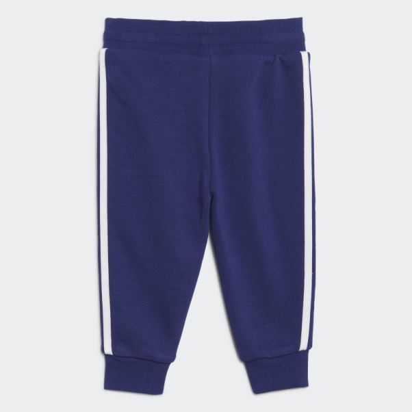 Ensemble Adidas Blanc à Capuche Et Fermeture éclair à Fleurs