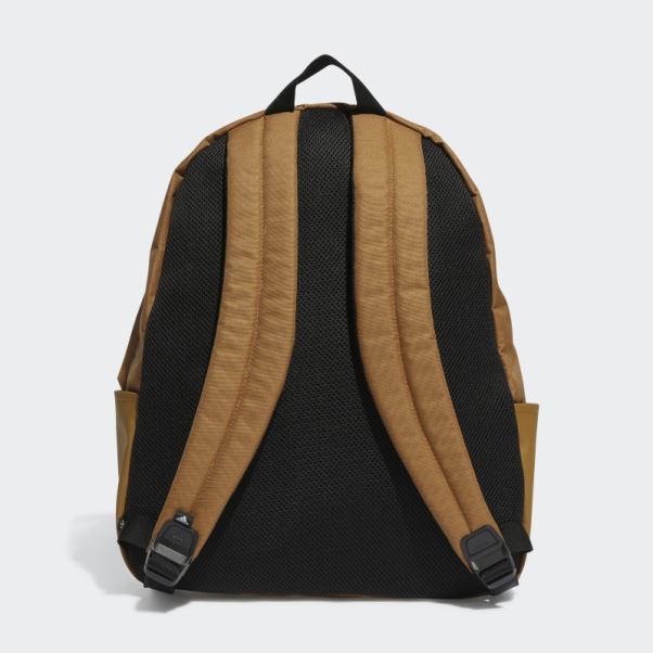 Sac à Dos Horizontal à 3 Bandes Classique Bronze Adidas