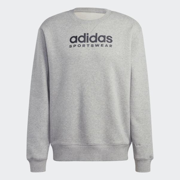 Sweat Graphique Polaire All Szn Gris Moyen Adidas