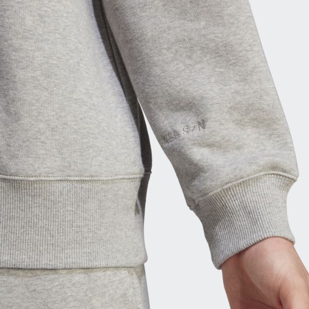 Sweat Graphique Polaire All Szn Gris Moyen Adidas