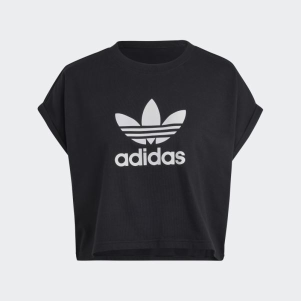 Adicolor Classics T-shirt Court Trèfle Noir Adidas