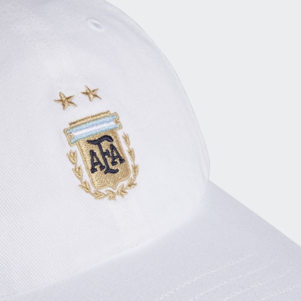 Casquette Papa Argentine Adidas Blanc
