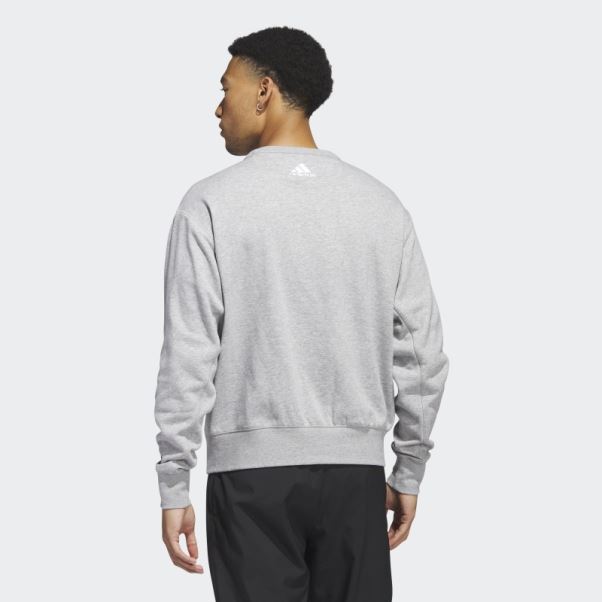Vestes Bleu Gris Moyen Sweat Vintage Crew Adidas
