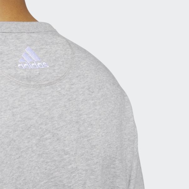 Vestes Bleu Gris Moyen Sweat Vintage Crew Adidas