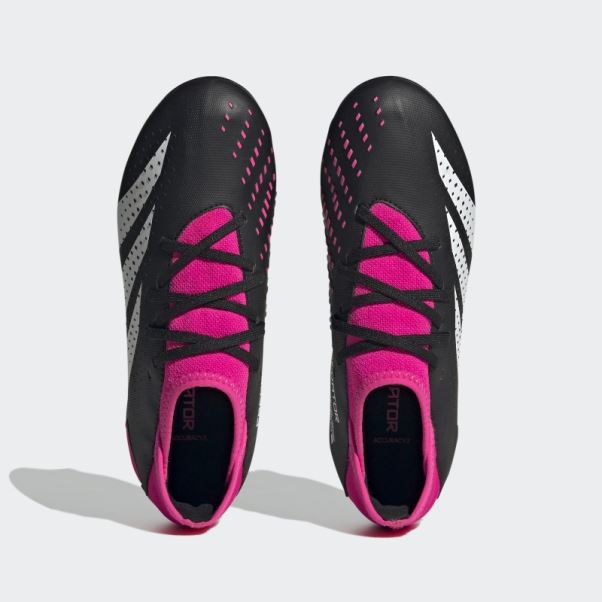 Adidas Predator Precision.3 Chaussures De Sol Souple Roses élégantes