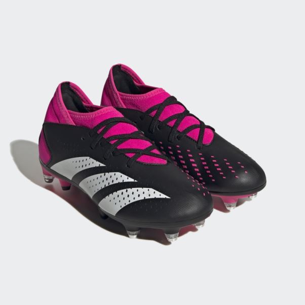 Adidas Predator Precision.3 Chaussures De Sol Souple Roses élégantes