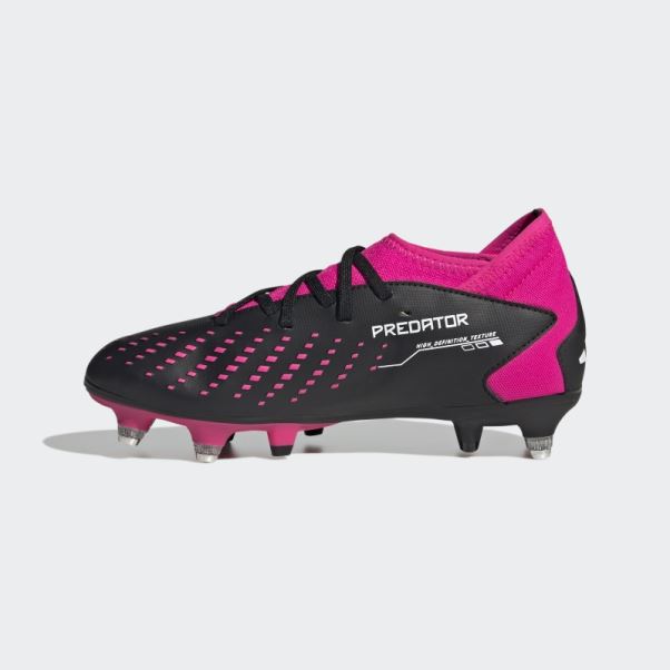 Adidas Predator Precision.3 Chaussures De Sol Souple Roses élégantes