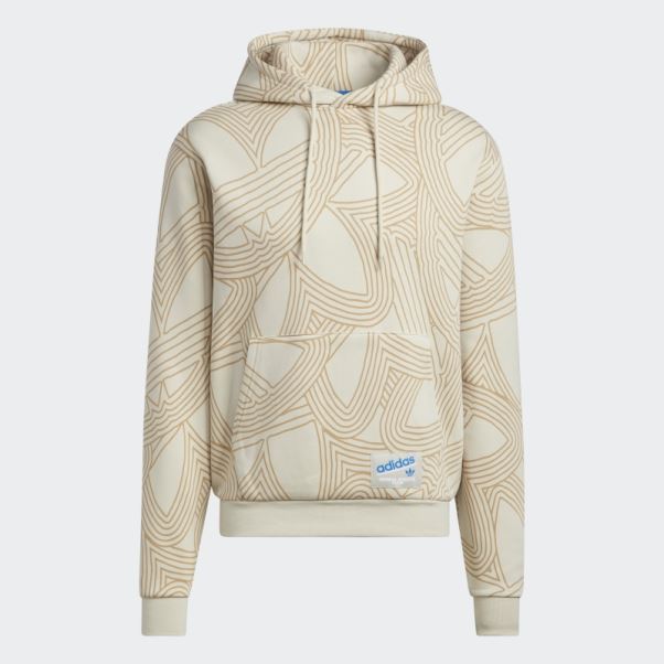 Sweat à Capuche Original En Aluminium Imprimé Sur L'ensemble Du Club Athlétique Adidas
