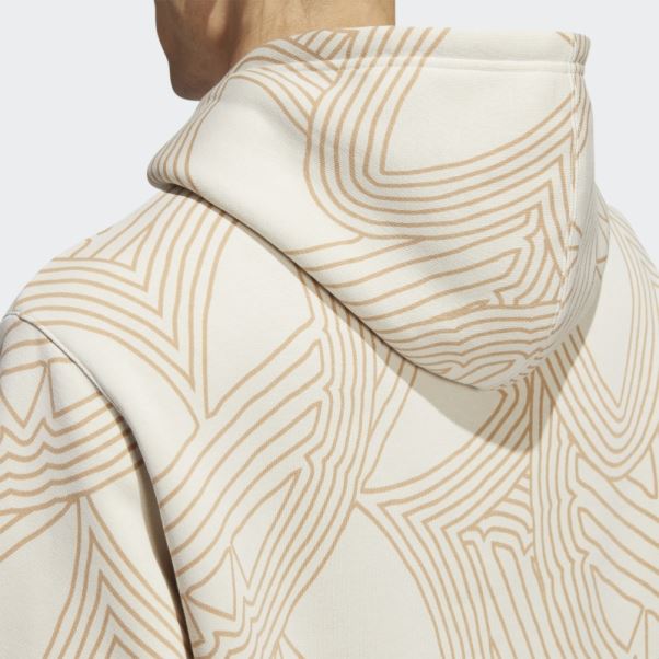 Sweat à Capuche Original En Aluminium Imprimé Sur L'ensemble Du Club Athlétique Adidas