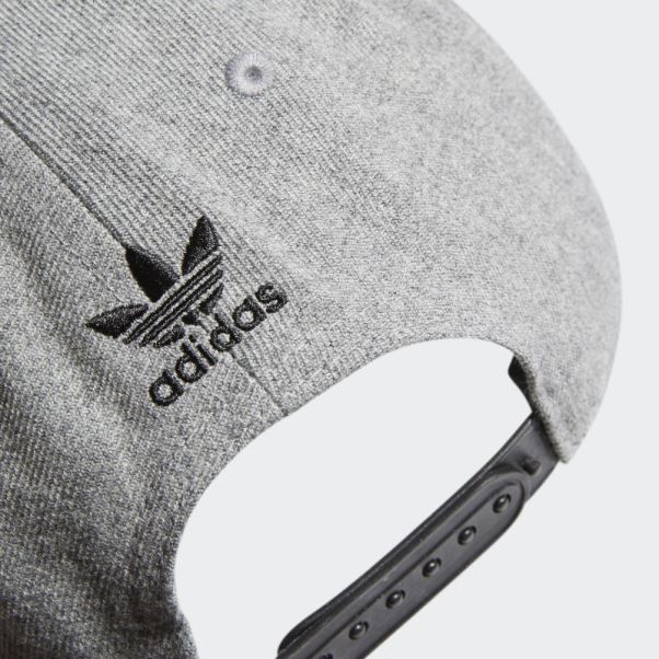 Casquette Snapback Adidas Trefoil Chain Gris Moyen
