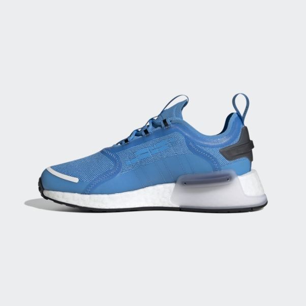 Adidas Nmd-v3 Chaussures Bleu Chaud