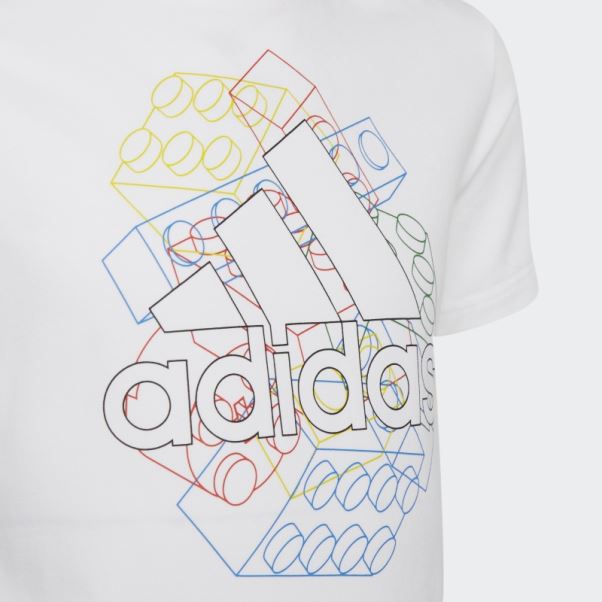 T-shirt Adidas X Classic Lego Blanc