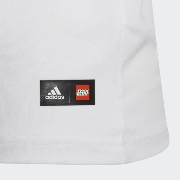 T-shirt Adidas X Classic Lego Blanc
