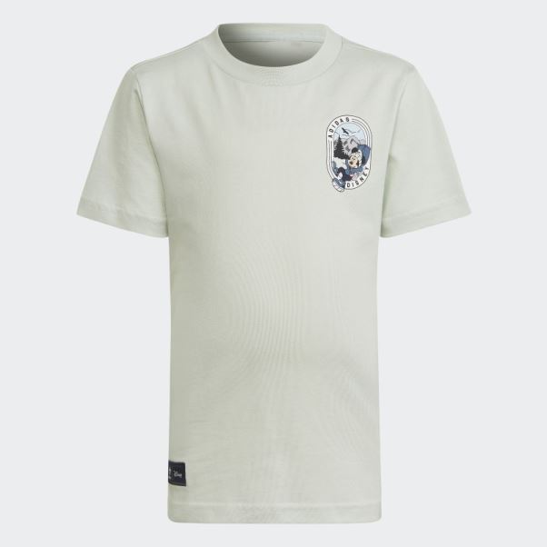 T-shirt Vert Disney Mickey Et Ses Amis Adidas