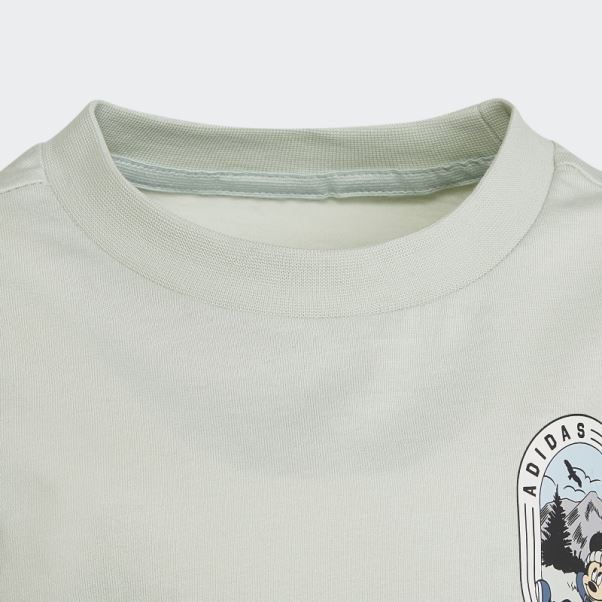 T-shirt Vert Disney Mickey Et Ses Amis Adidas