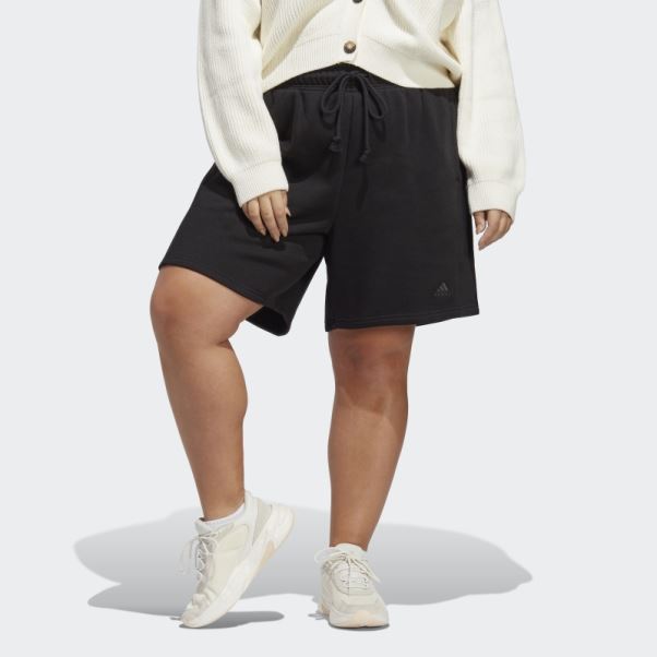Short En Molleton Adidas All Szn Noir (taille Plus) Fashion