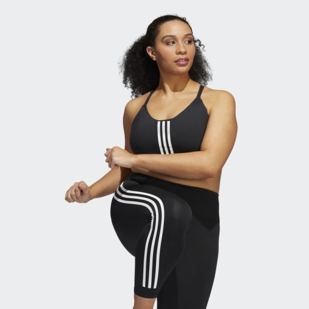 Soutien-gorge Léger D'entraînement Aeroimpact (grande Taille) Noir Adidas