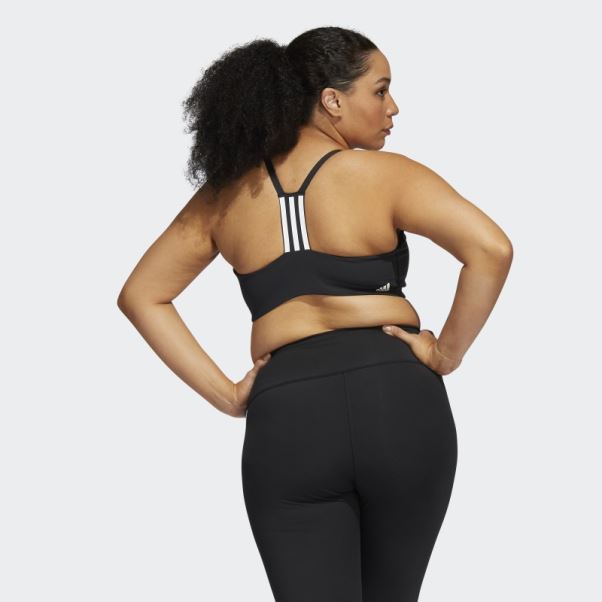 Soutien-gorge Léger D'entraînement Aeroimpact (grande Taille) Noir Adidas