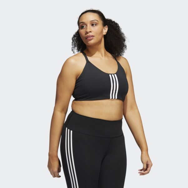 Soutien-gorge Léger D'entraînement Aeroimpact (grande Taille) Noir Adidas