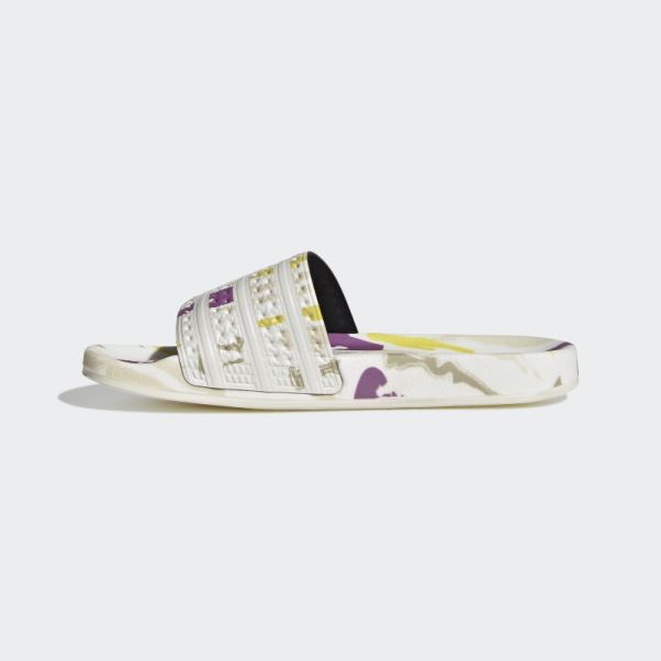 Adidas Adilette Thebe Magugu Slides Blanc