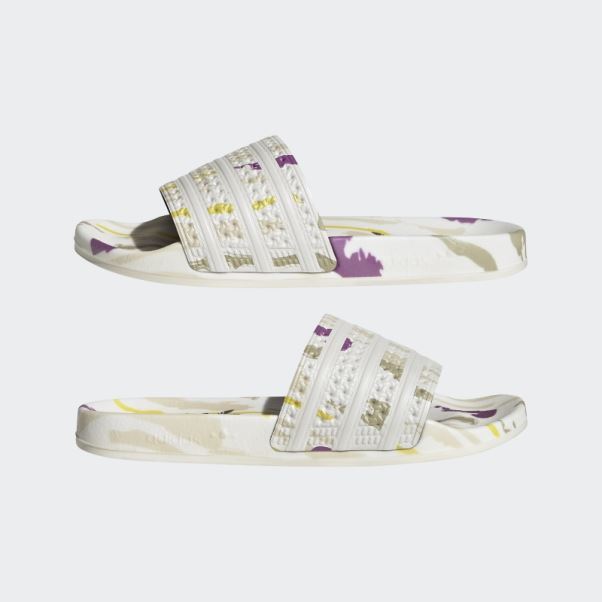 Adidas Adilette Thebe Magugu Slides Blanc