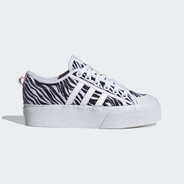 Adidas Lilas Nizza Plate-forme Chaussures