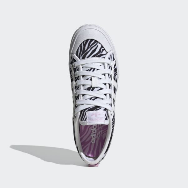 Adidas Lilas Nizza Plate-forme Chaussures
