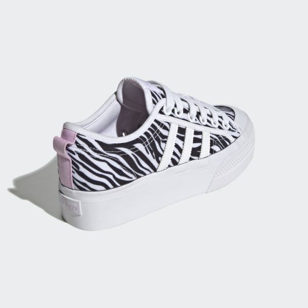 Adidas Lilas Nizza Plate-forme Chaussures