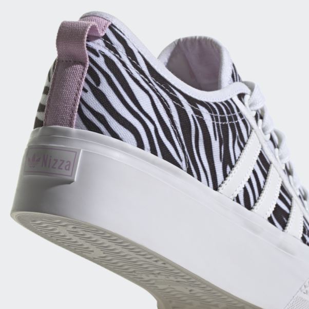 Adidas Lilas Nizza Plate-forme Chaussures