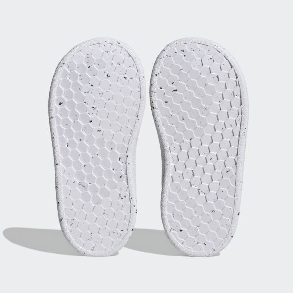 Adidas X Disney Avantage Moana Chaussures à Crochets Et Boucles Mode Blanc