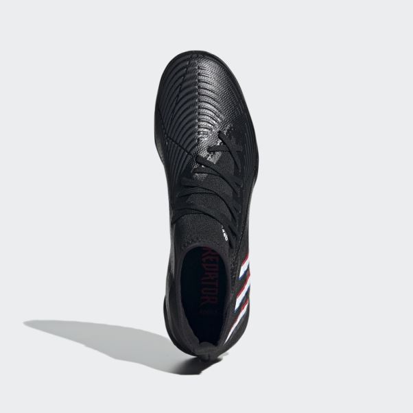Adidas Prédateur Edge.3 Turf Chaussures De Football Noir
