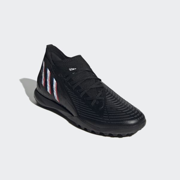 Adidas Prédateur Edge.3 Turf Chaussures De Football Noir