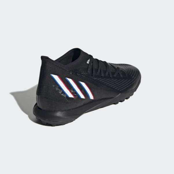 Adidas Prédateur Edge.3 Turf Chaussures De Football Noir