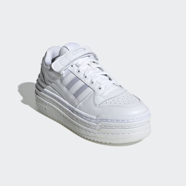 Adidas Triple Plate-forme Chaussures Basses Blanc