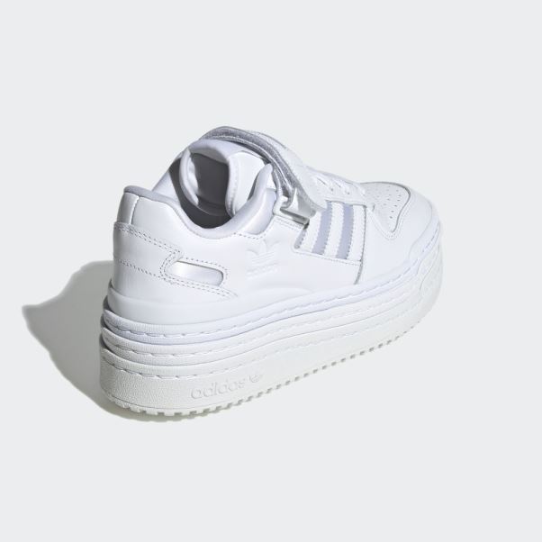 Adidas Triple Plate-forme Chaussures Basses Blanc