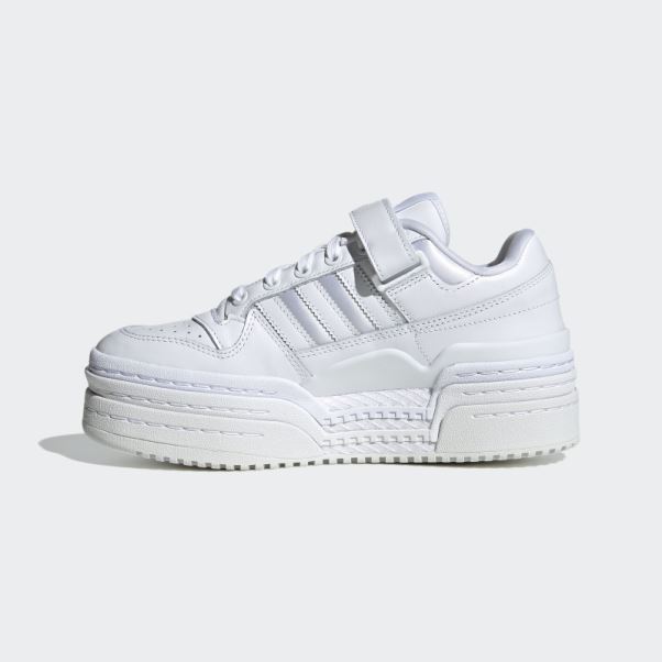 Adidas Triple Plate-forme Chaussures Basses Blanc
