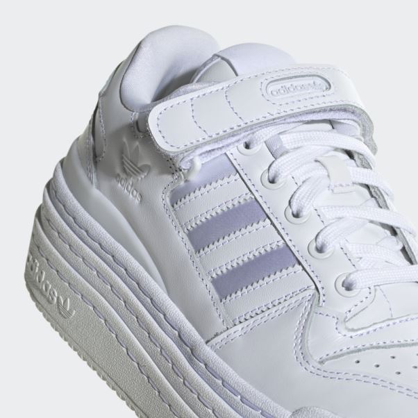 Adidas Triple Plate-forme Chaussures Basses Blanc