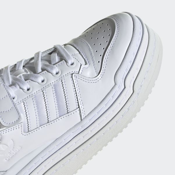 Adidas Triple Plate-forme Chaussures Basses Blanc