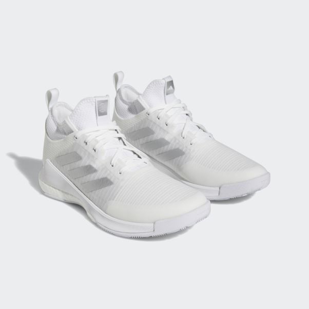 Chaussure Adidas Crazyflight Mid Blanche