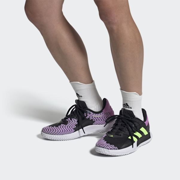 Chaussure De Tennis Solematch Control Adidas Noir