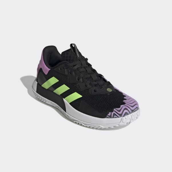 Chaussure De Tennis Solematch Control Adidas Noir