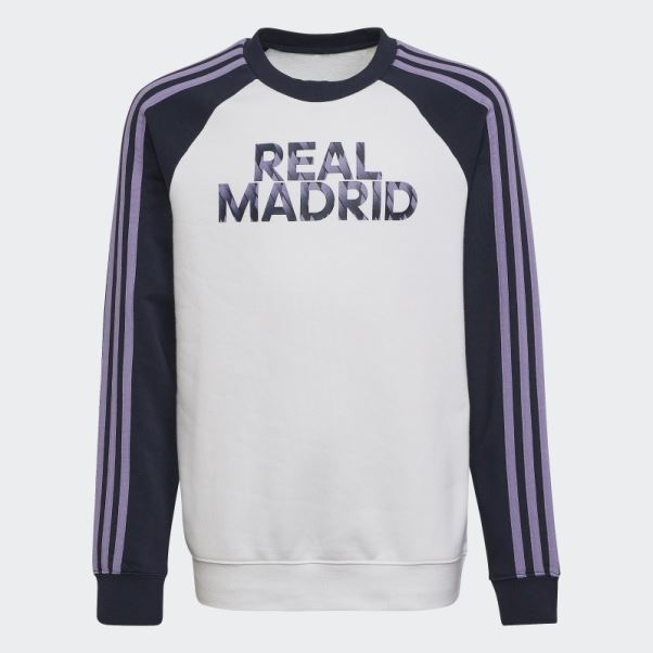 Sweat Shirt Real Madrid Blanc Adidas