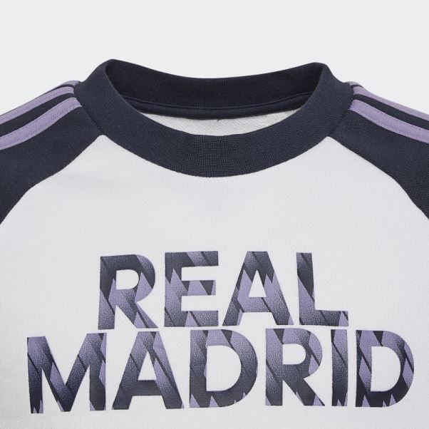 Sweat Shirt Real Madrid Blanc Adidas