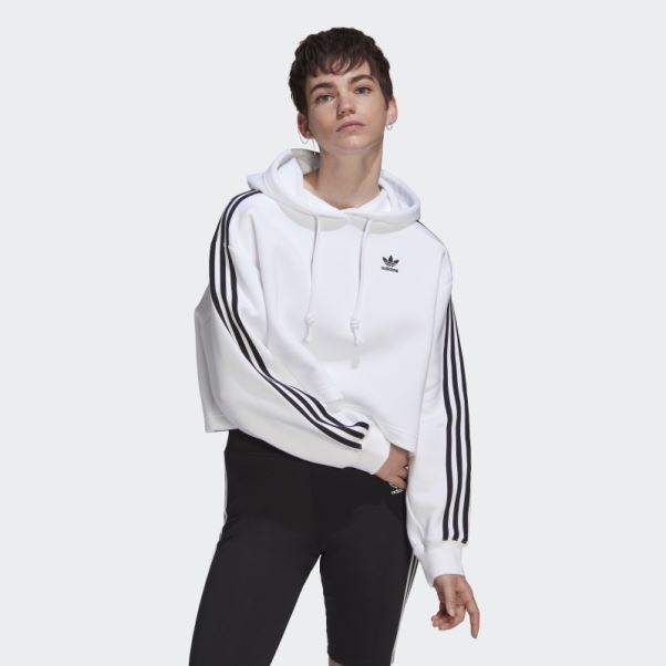 Adidas Adicolor Classics Sweat à Capuche Blanc