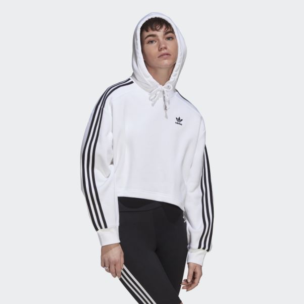 Adidas Adicolor Classics Sweat à Capuche Blanc