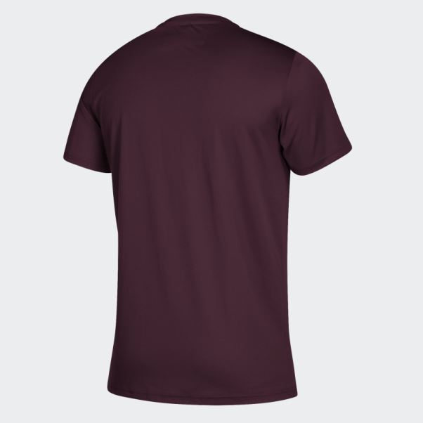 T-shirt Adidas Clima Tech Bordeaux