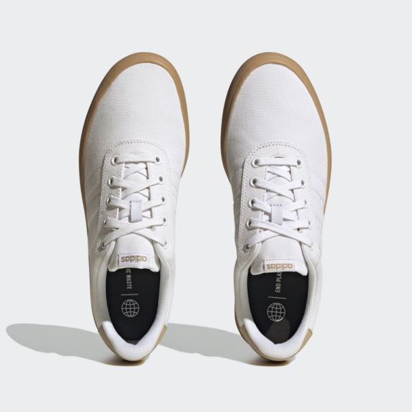 Chaussures De Skate Vulc Raid3r Adidas Blanc