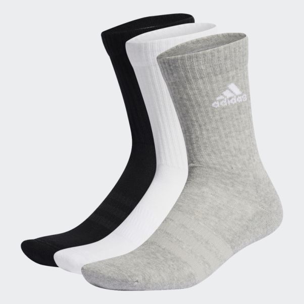 Chaussettes Matelassées Adidas Noires Mode 3 Paires